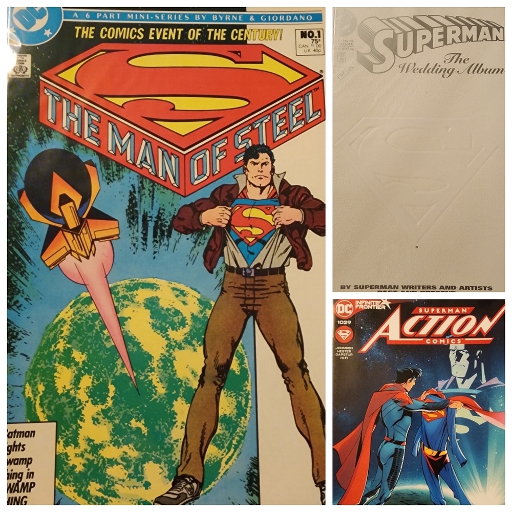 Superman #1 Comic Newstand Edition - Superman Wedding Album - Superman #1029